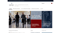 Desktop Screenshot of lyon.cour-administrative-appel.fr