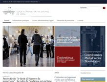 Tablet Screenshot of lyon.cour-administrative-appel.fr