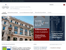 Tablet Screenshot of marseille.cour-administrative-appel.fr