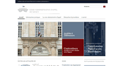 Desktop Screenshot of nancy.cour-administrative-appel.fr